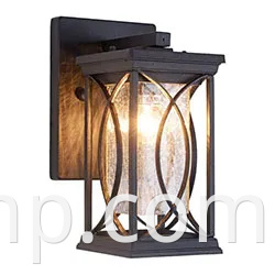 Lámpara de jardín impermeable al estilo europeo para iluminación de pared al aire libre